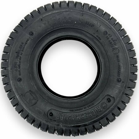 RUBBERMASTER 11x4.00-5 Turf 4 Ply Tubeless Low Speed Tire 450050